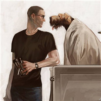 微信最新动漫二次元沧桑大叔头像合集下载