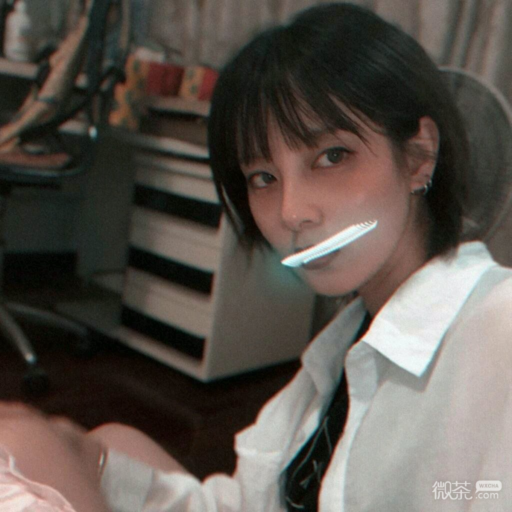微信俏皮简洁时尚清新女头