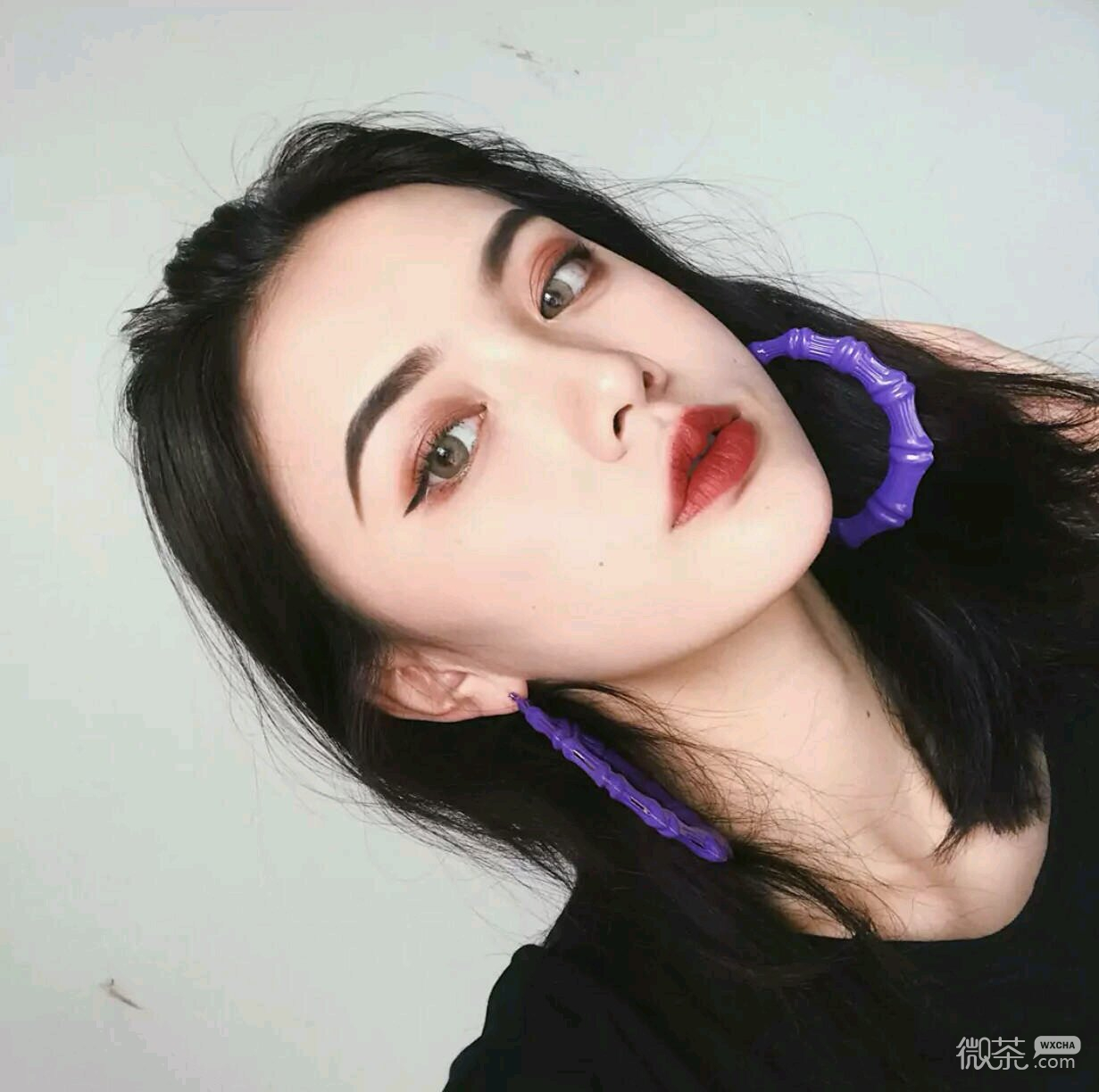 微信俏皮简洁时尚清新女头