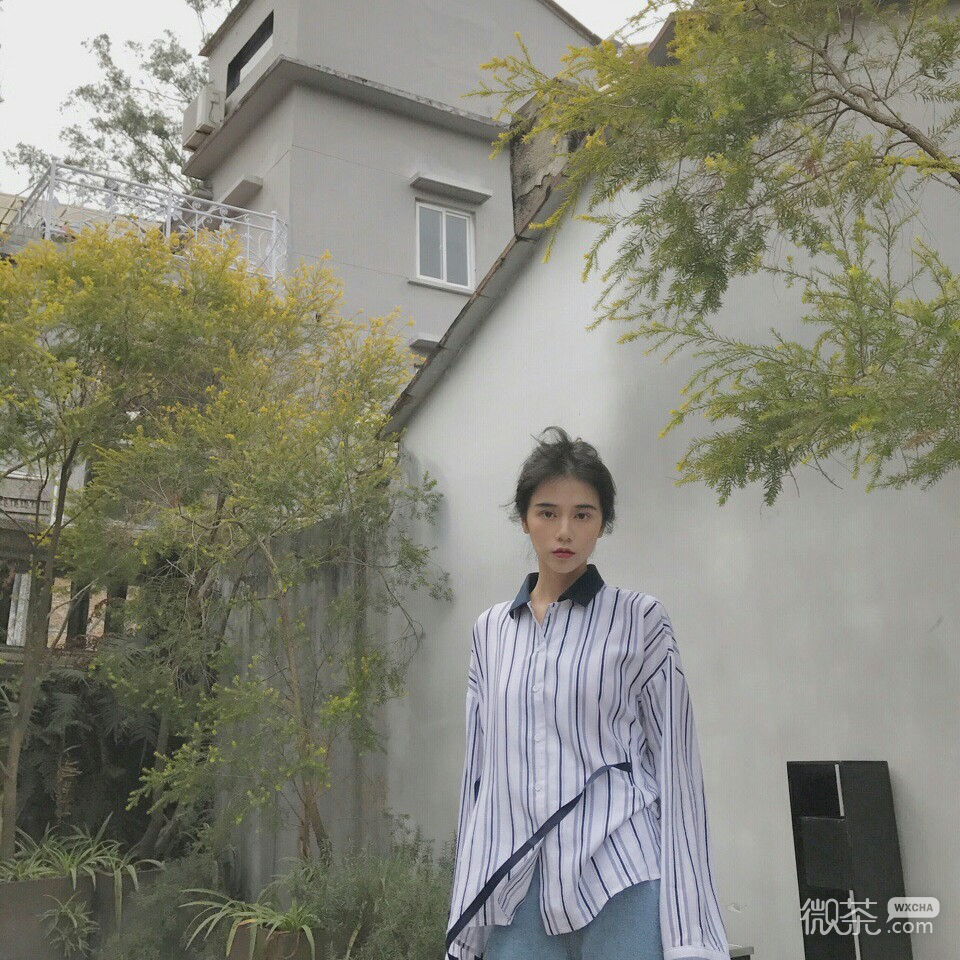 微信时尚迷人清新女头