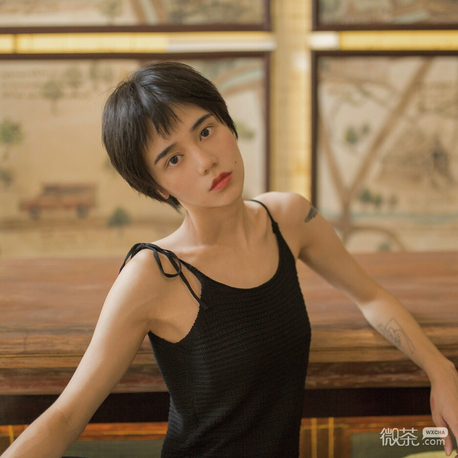 微信时尚小清新可爱女头