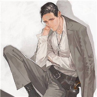 微信最新动漫二次元沧桑大叔头像合集下载