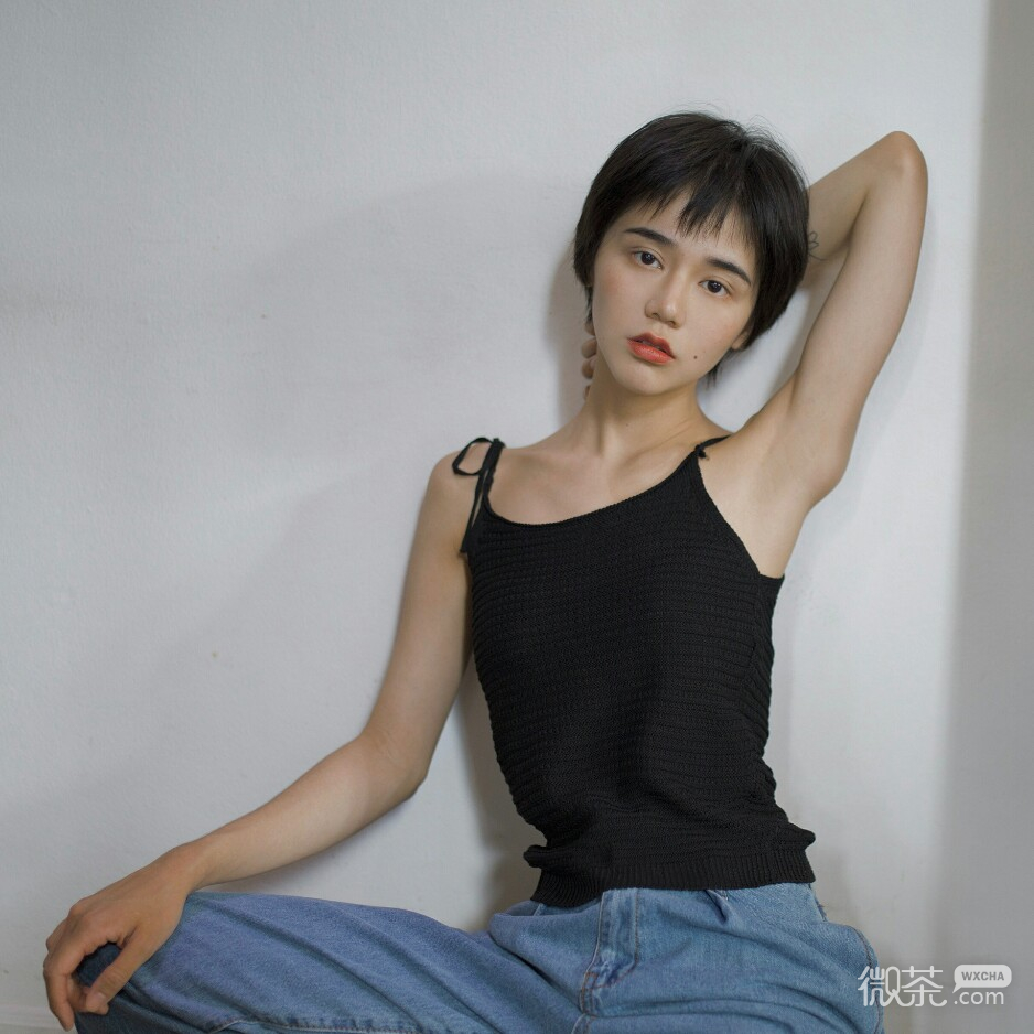 微信时尚小清新可爱女头