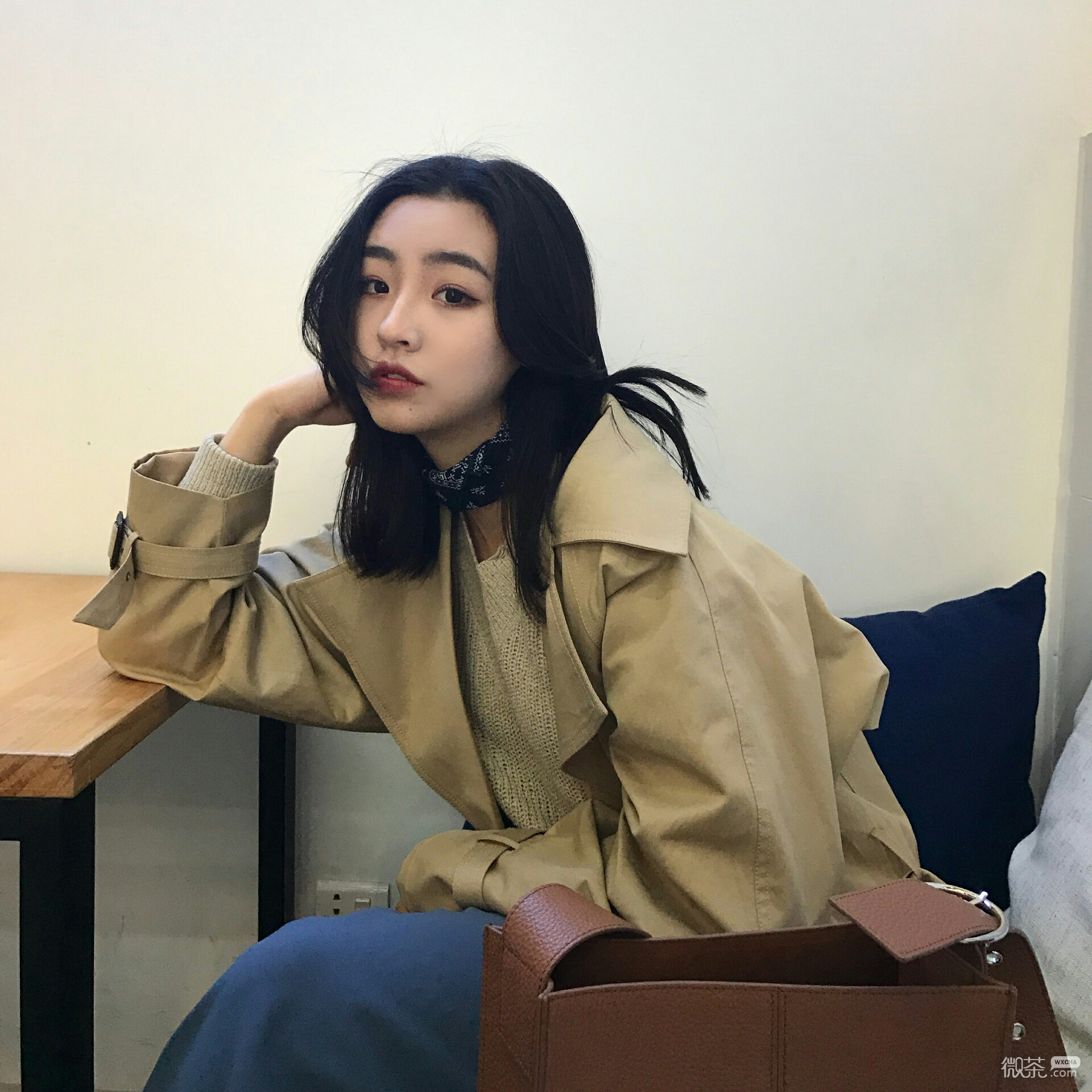 微信时尚迷人清新女头