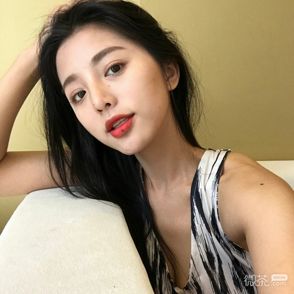 微信时尚小清新可爱女头