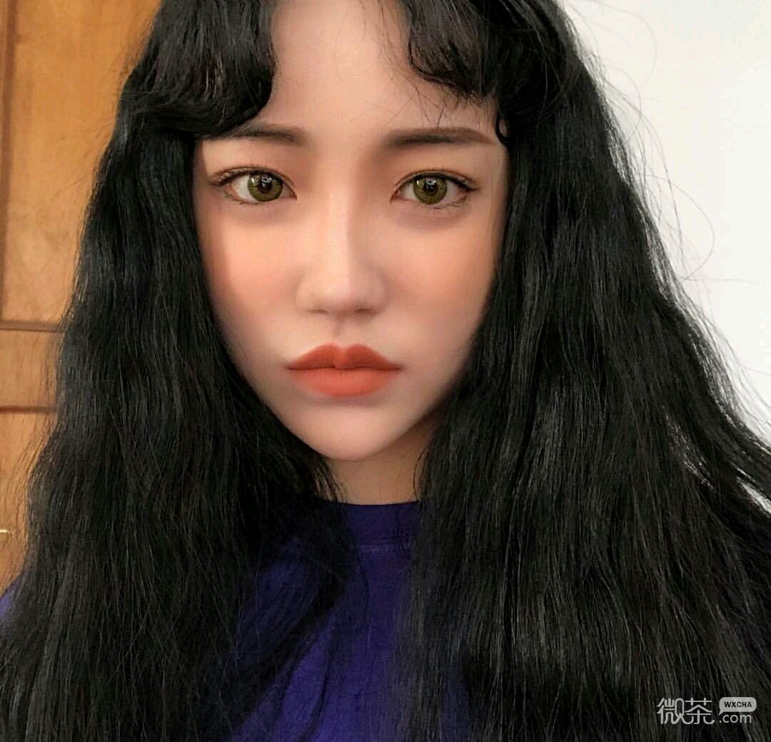 微信俏皮简洁时尚清新女头