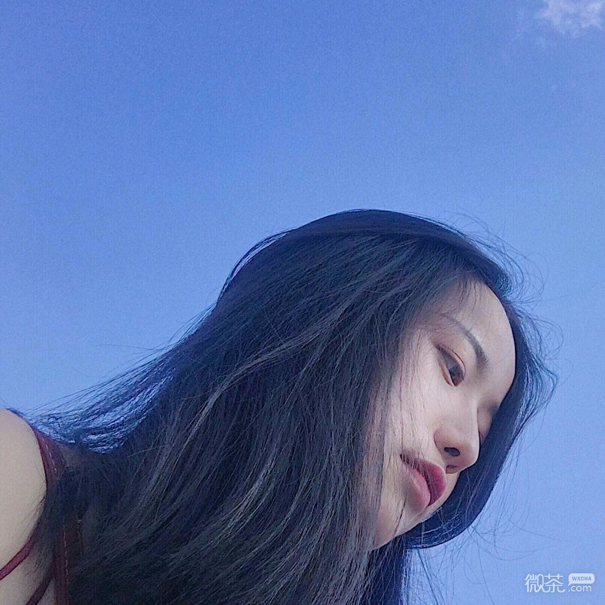微信文艺性感清新阳光女头