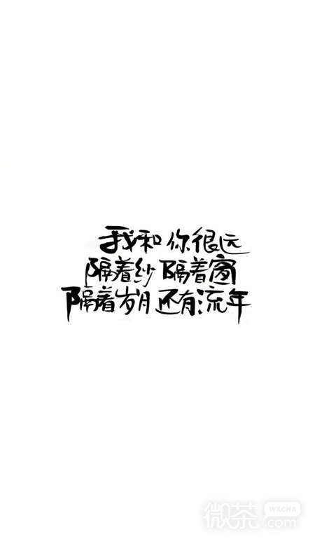 关于爱情的黑白风格微信文字壁纸图片