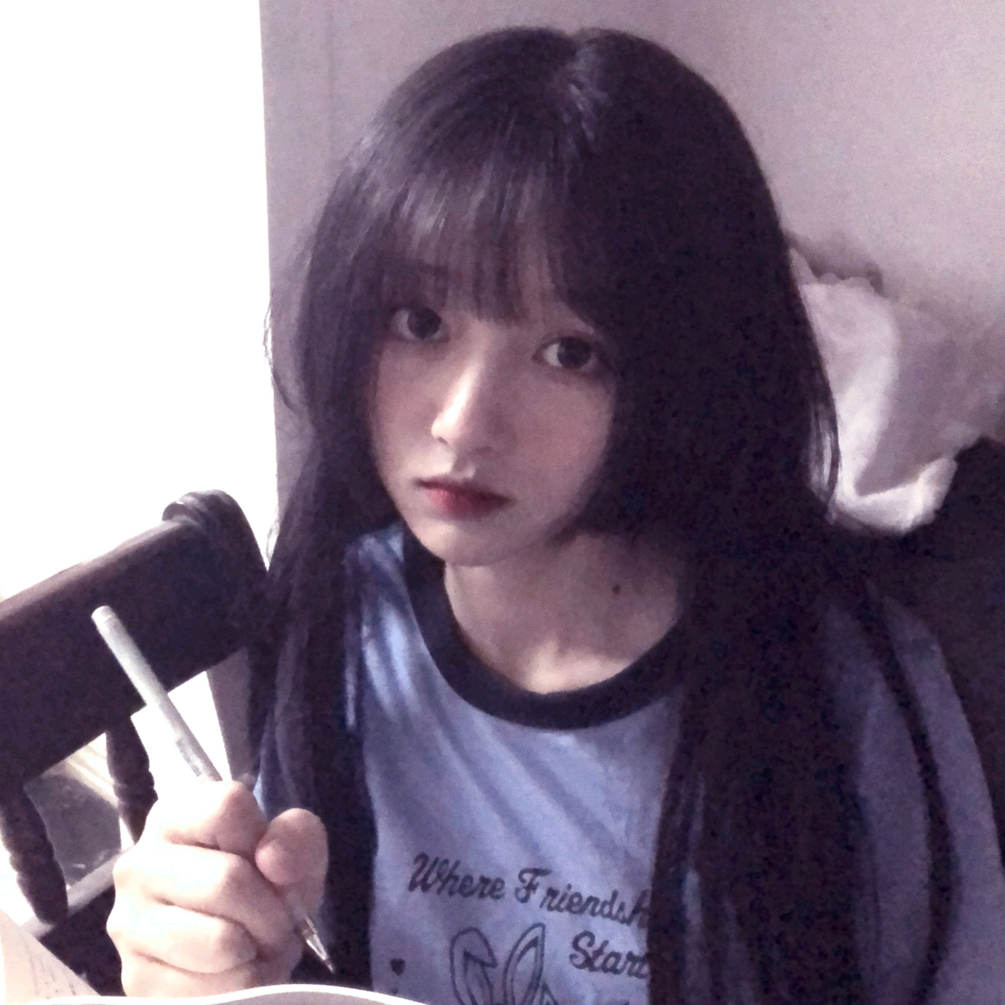 微信小清新气质阳光佛系女头