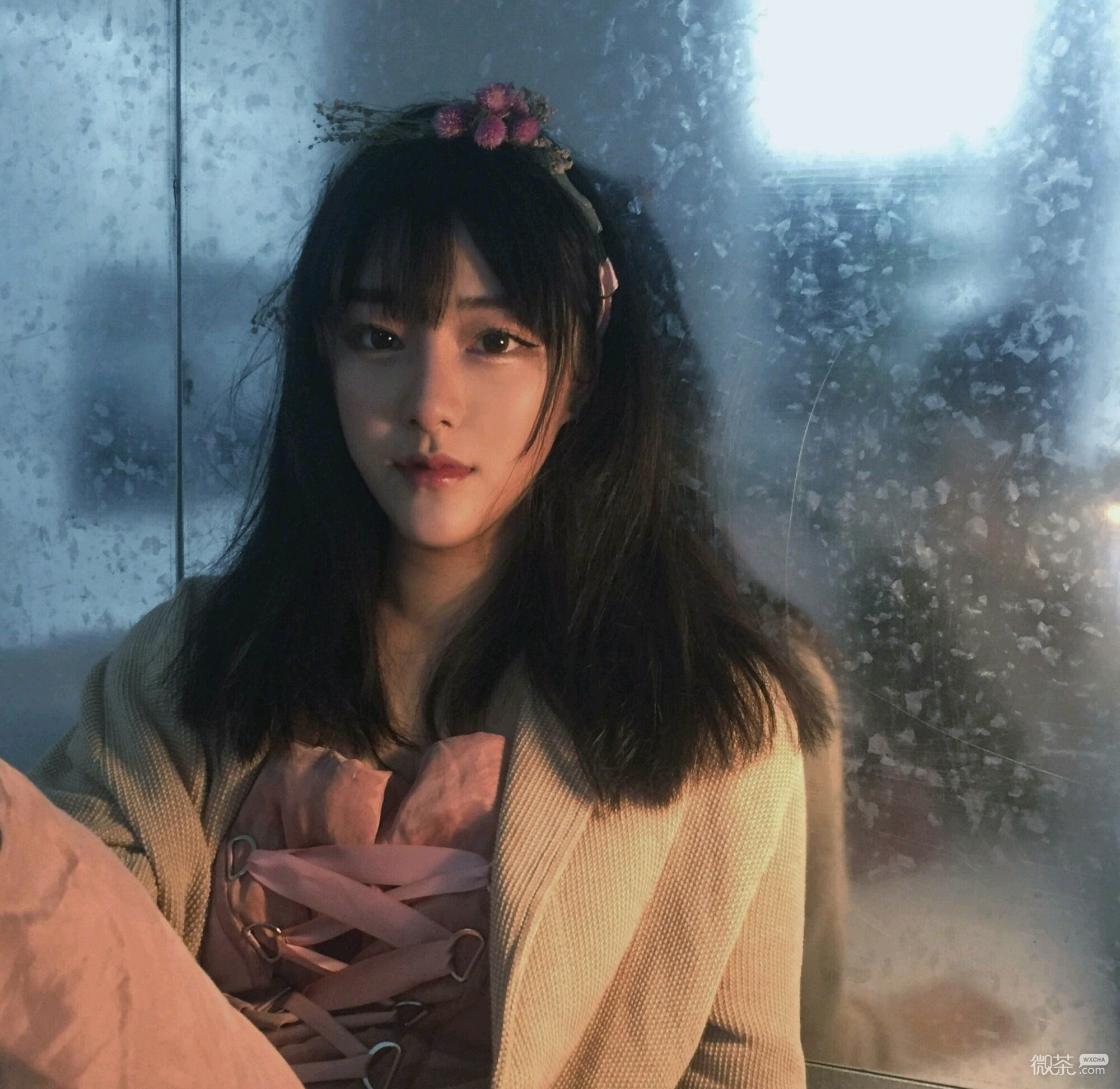微信文艺性感清新阳光女头