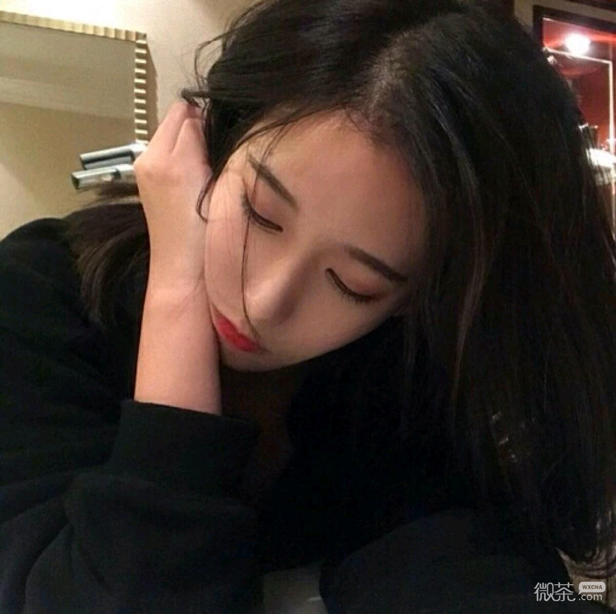 微信文艺性感清新阳光女头