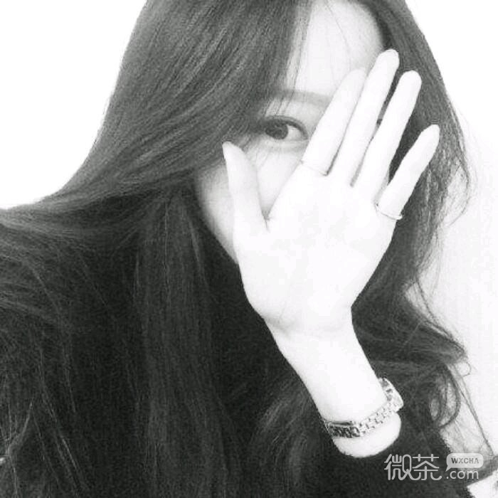 微信小清新时尚傲娇个性女头