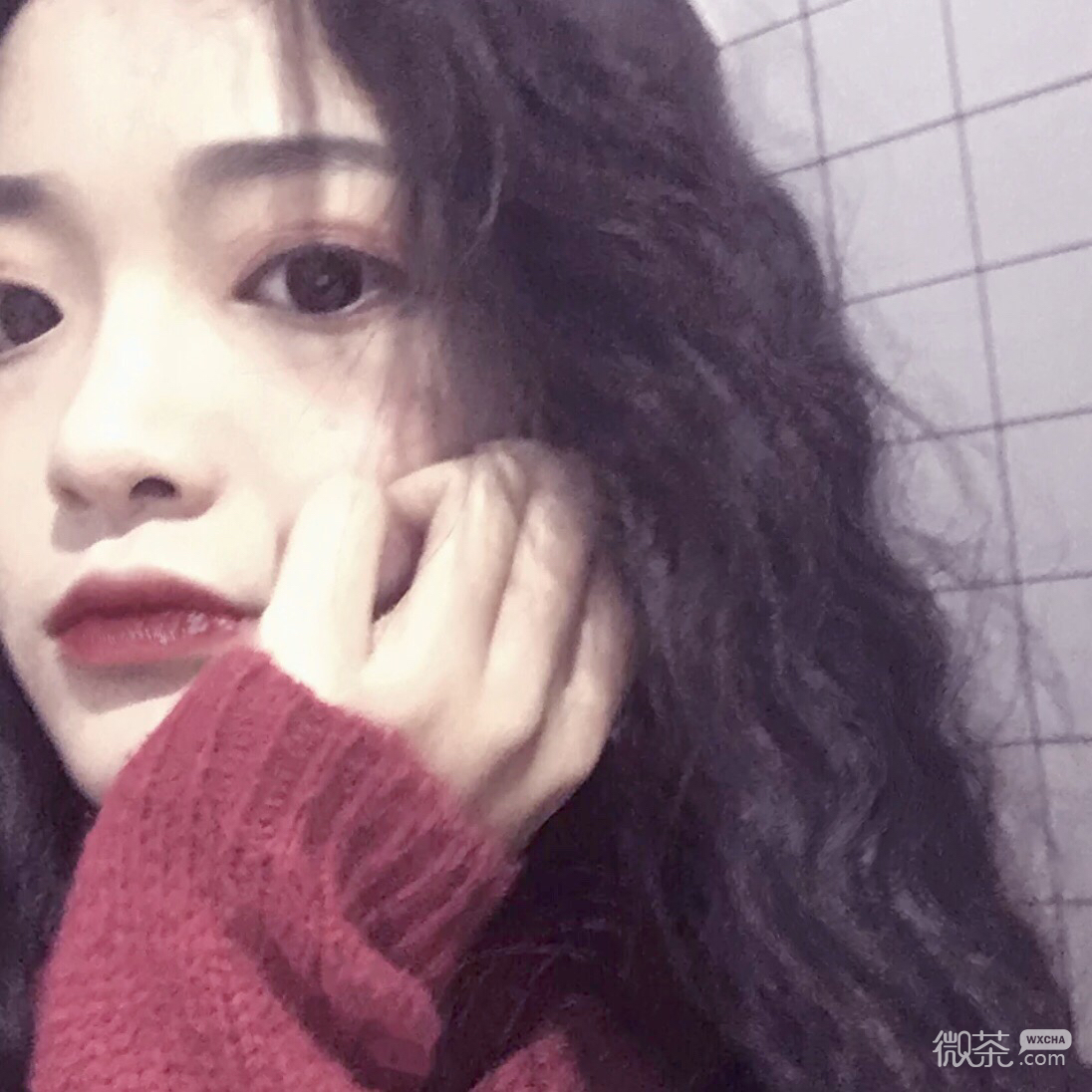 微信性感清纯阳光女头