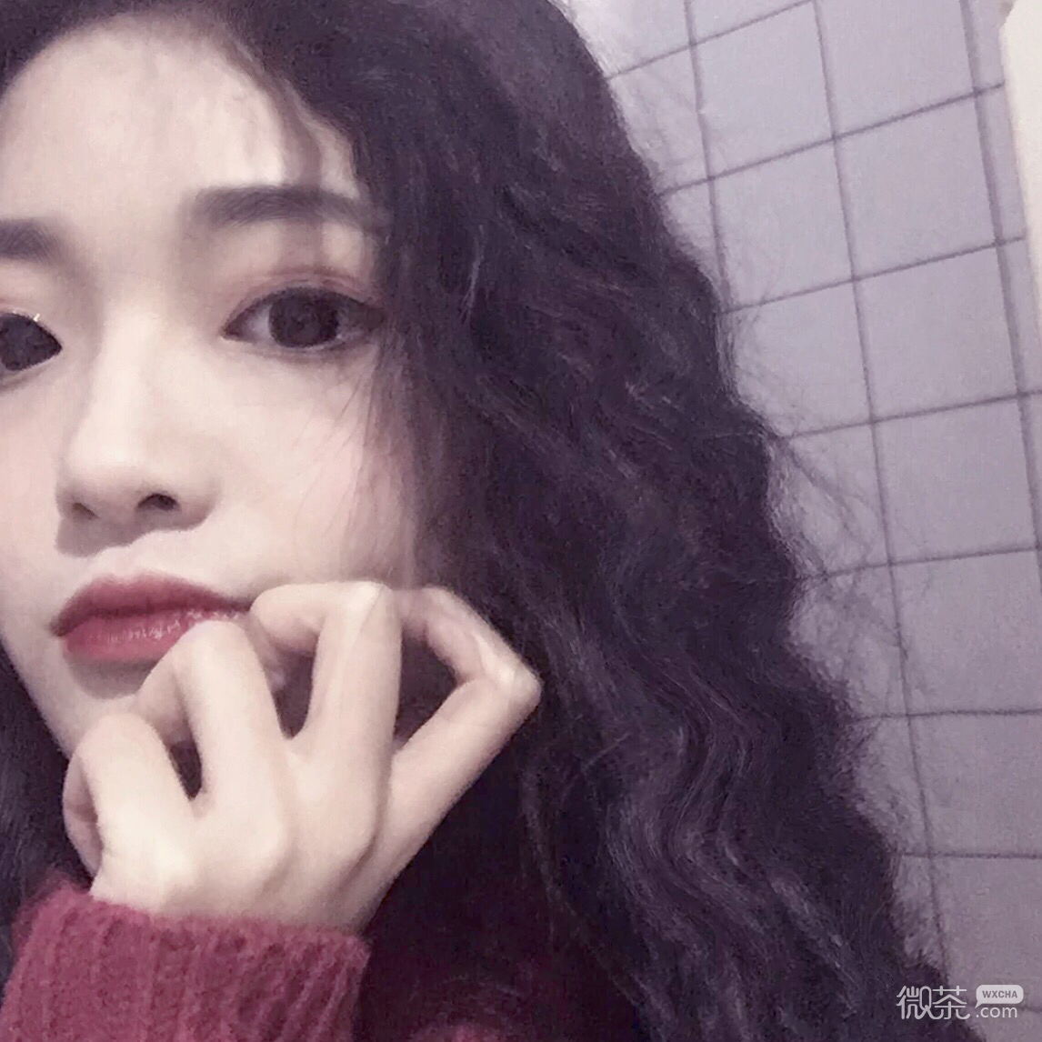 微信性感清纯阳光女头