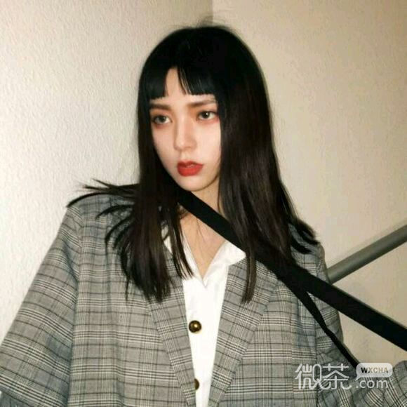 微信时尚阳光性感森系女头