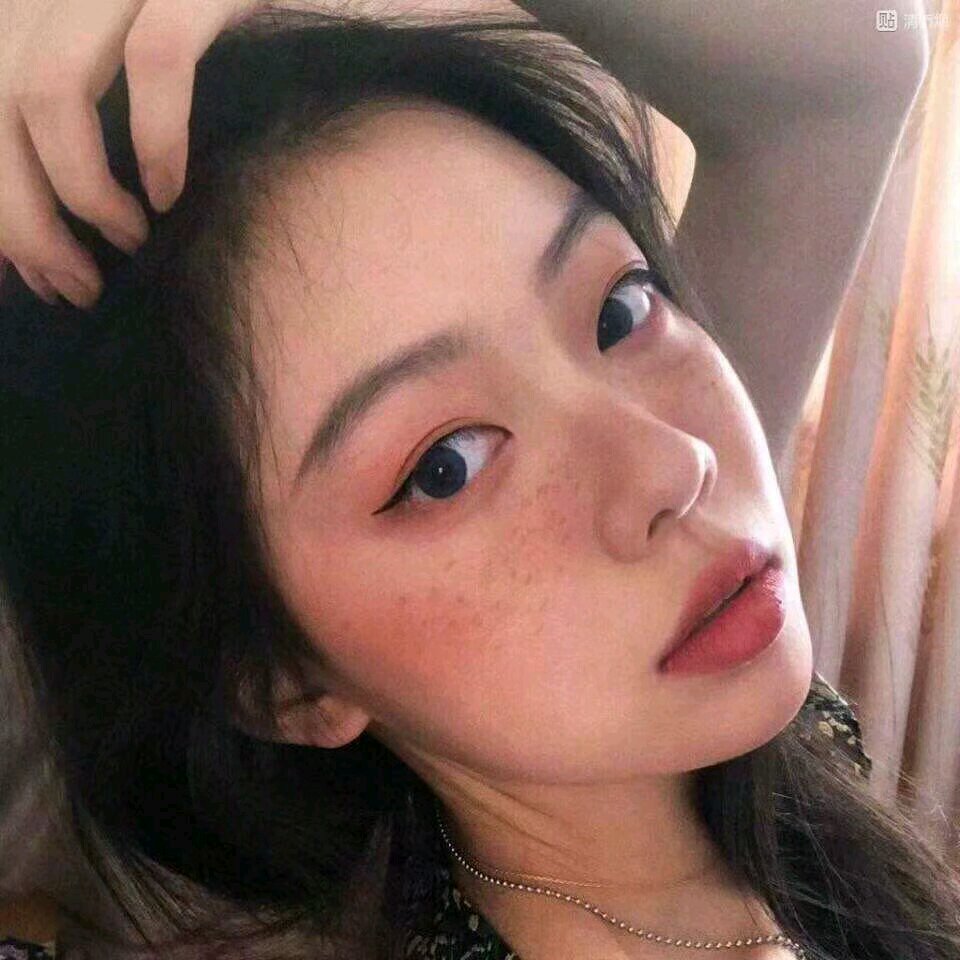 微信清纯森系迷人女头