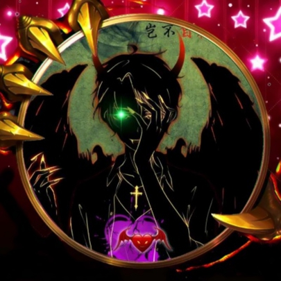 炫酷狂野恶魔风微信头像下载