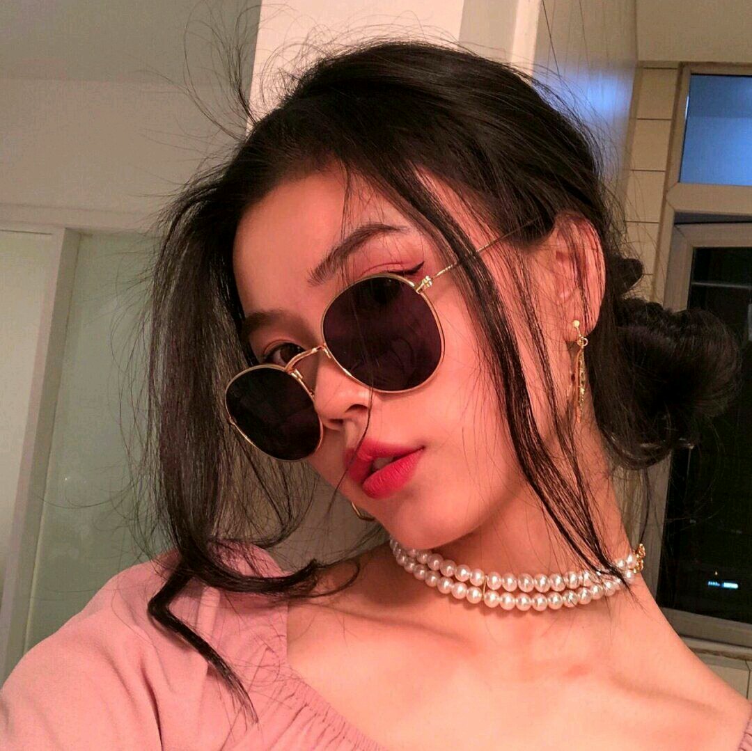 微信清纯森系迷人女头