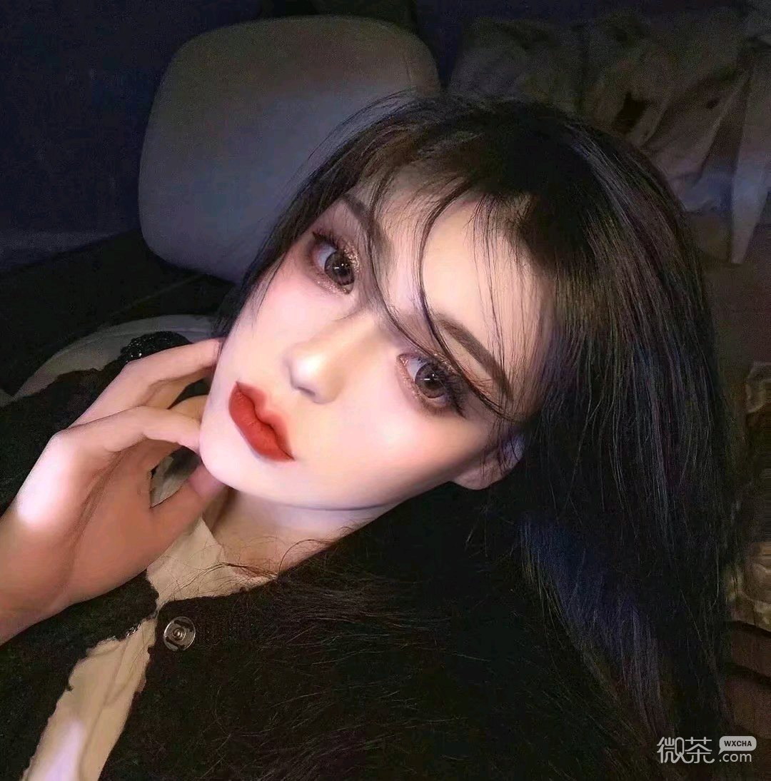 青春阳光迷人微信女头
