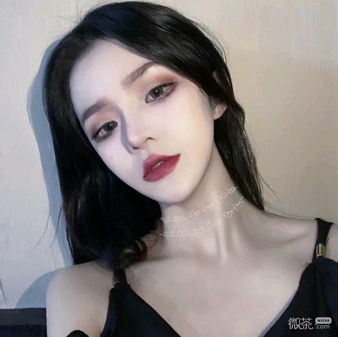 青春阳光迷人微信女头