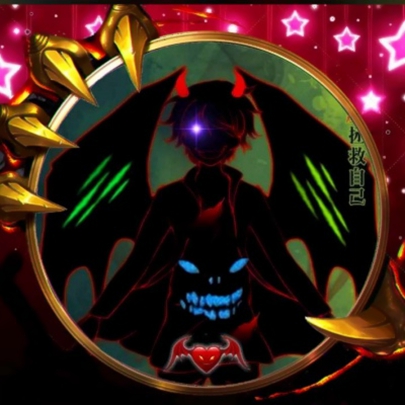 炫酷狂野恶魔风微信头像下载