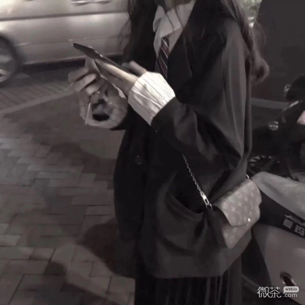 微信冷酷清新迷人女头