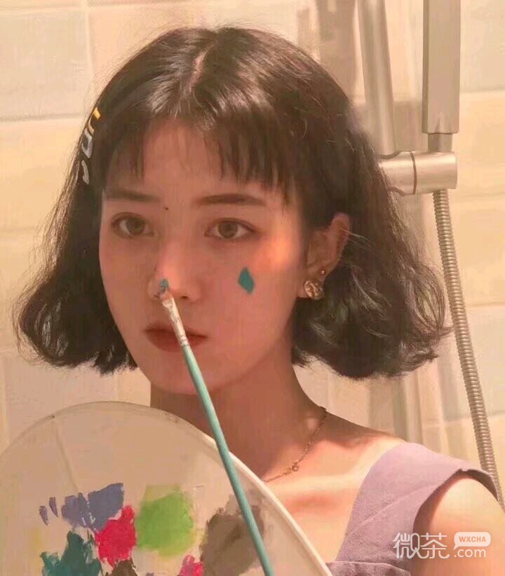 微信温柔小清新气质时尚女头