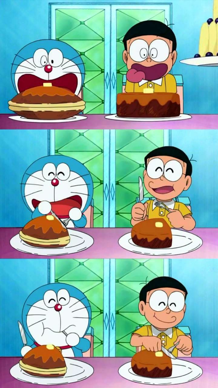 萌系多啦A梦系列微信锁屏图片下载