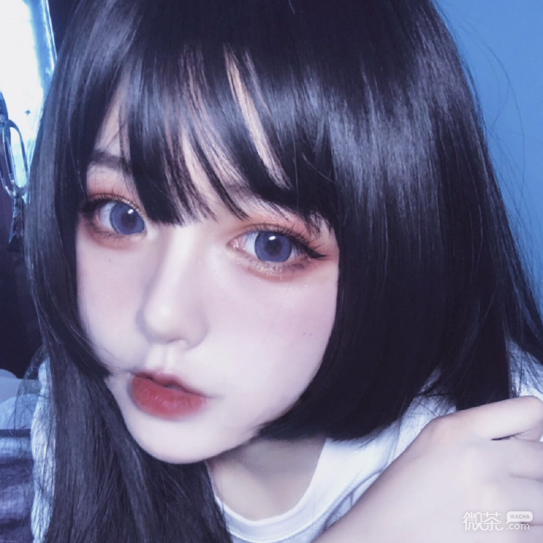 微信冷酷清新迷人女头