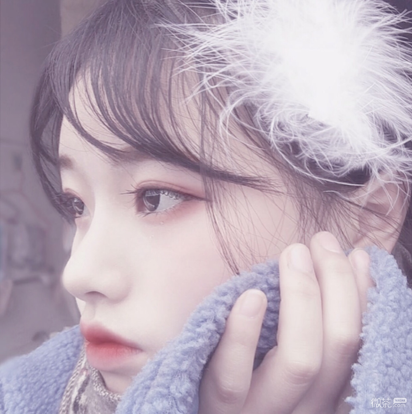 微信清新好看性感迷人女头