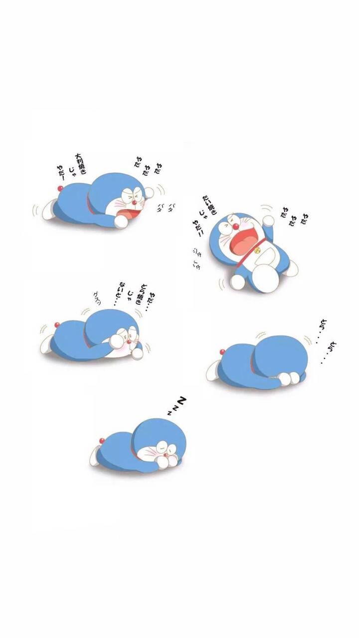 萌系多啦A梦系列微信锁屏图片下载