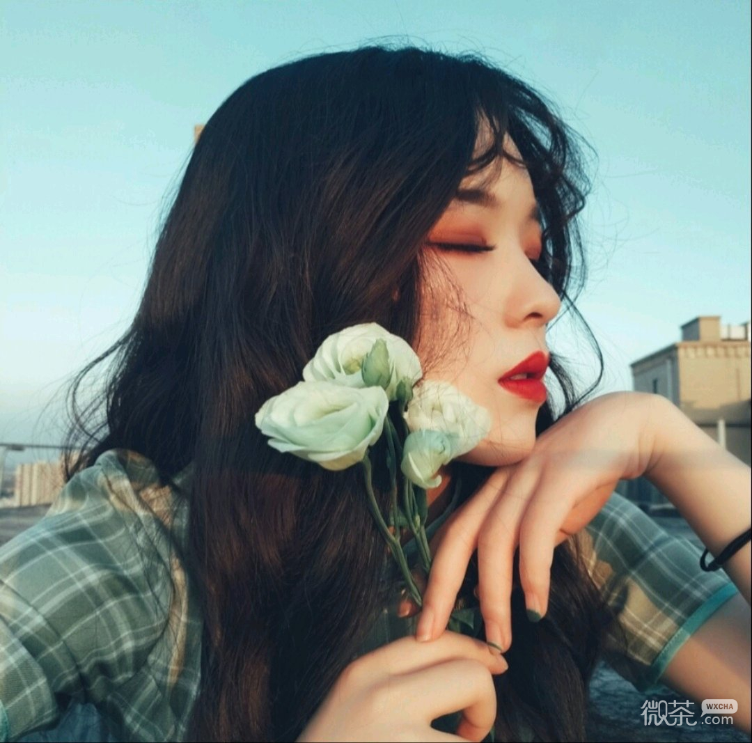 微信气质温馨好看女头