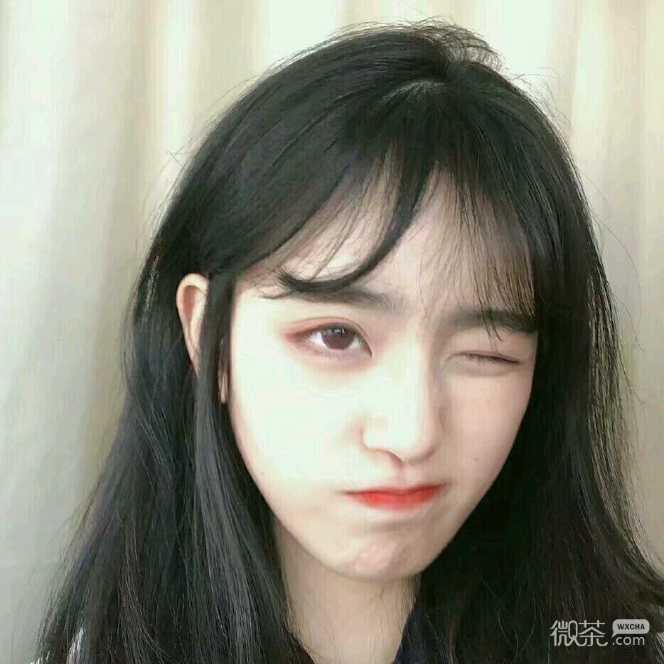 性感清新时尚微信女头