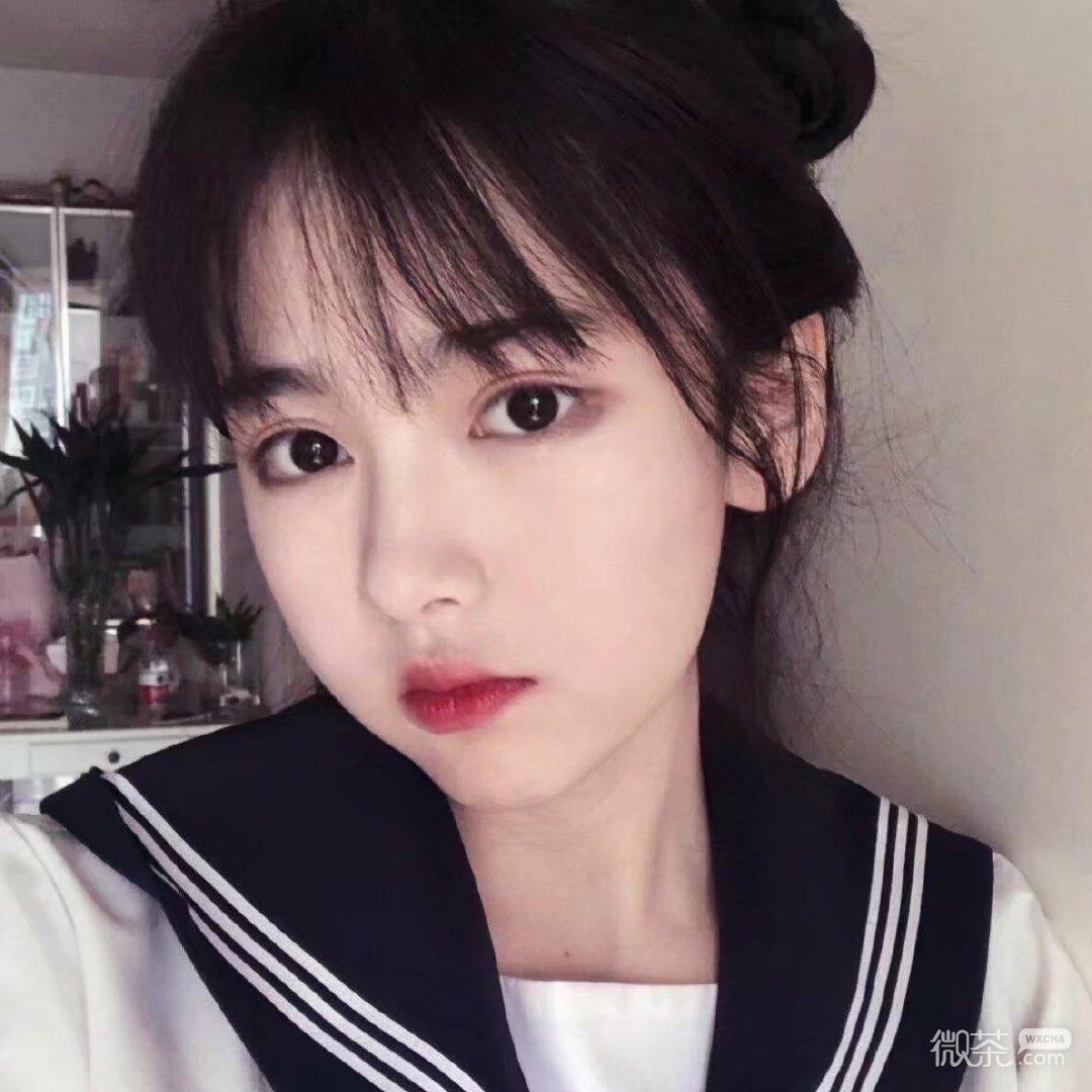 微信冷酷清新迷人女头