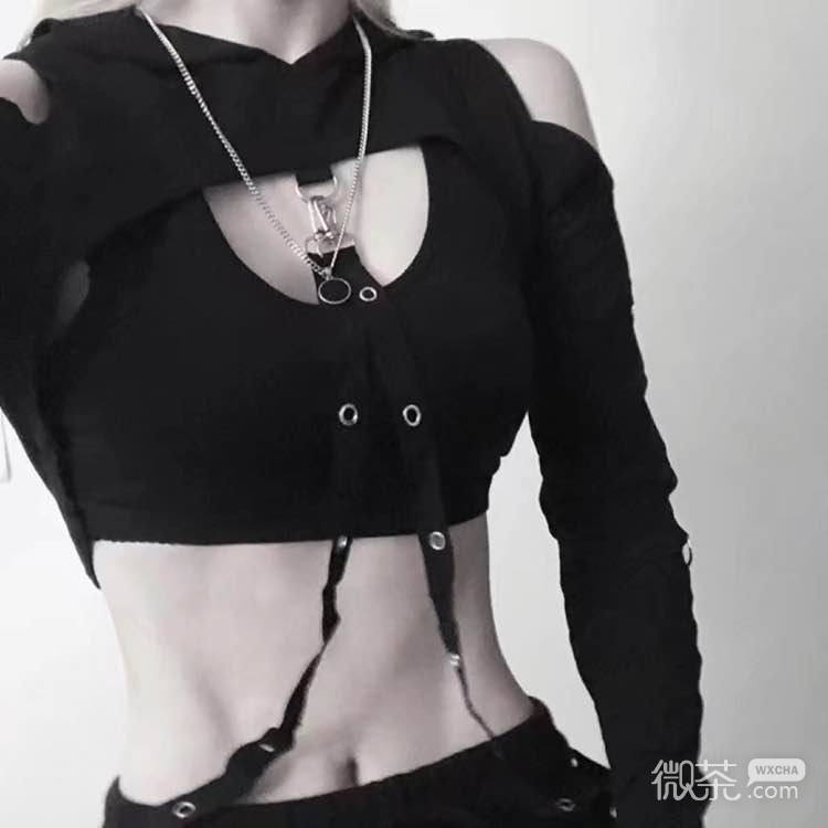 微信小清新冷酷阳光女生部位头像