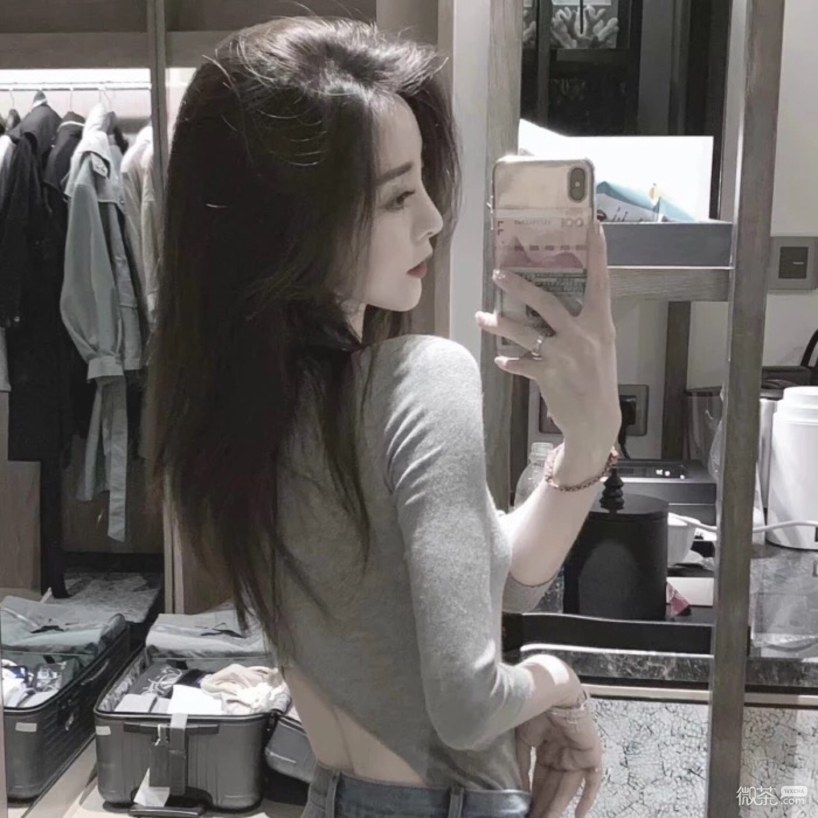 微信清新好看性感迷人女头