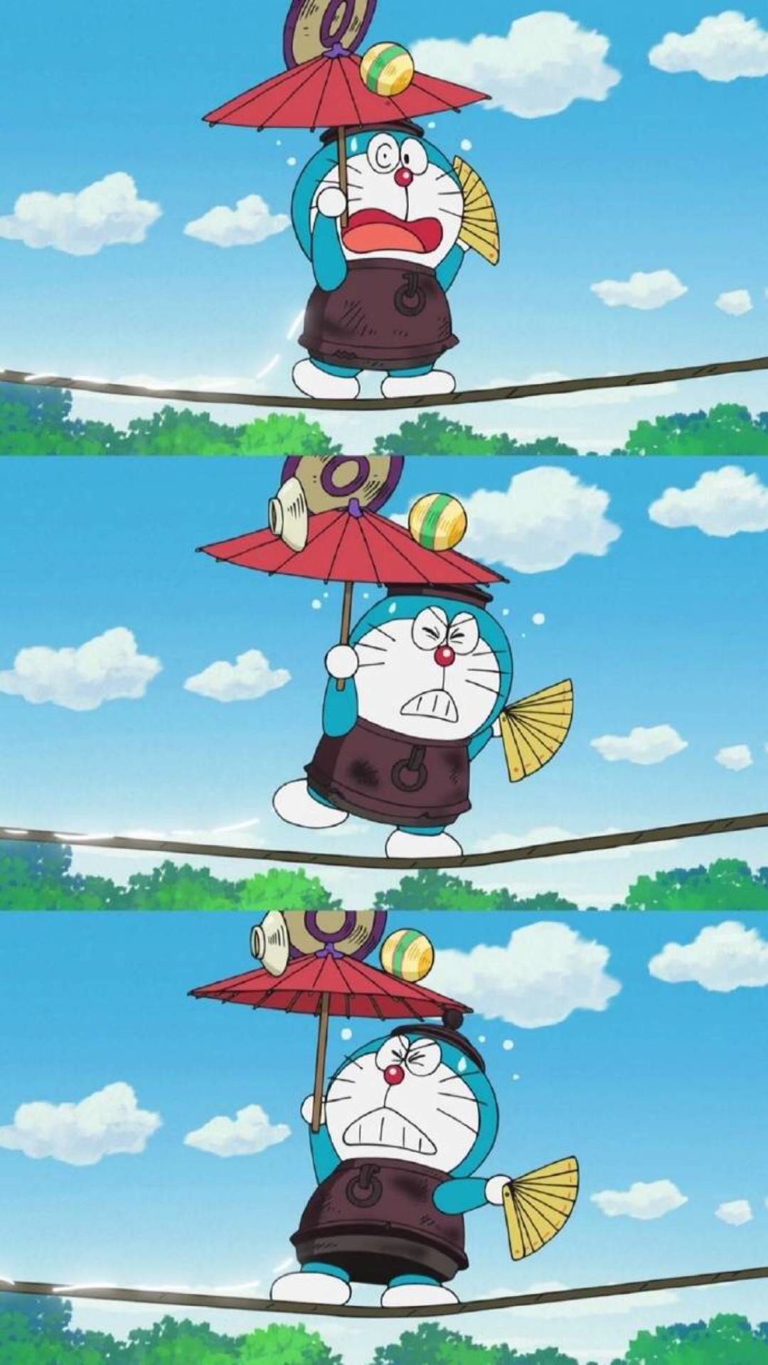 萌系多啦A梦系列微信锁屏图片下载