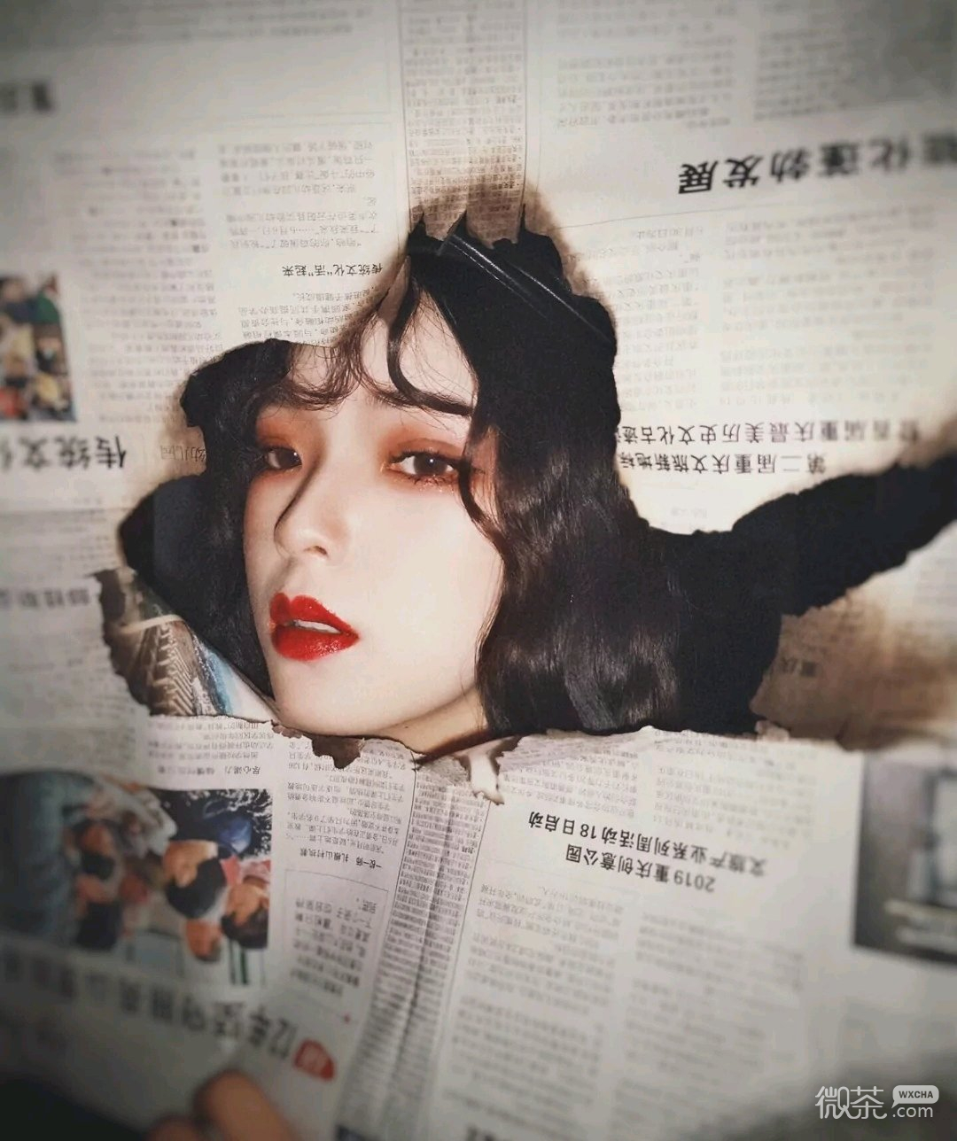 微信气质温馨好看女头