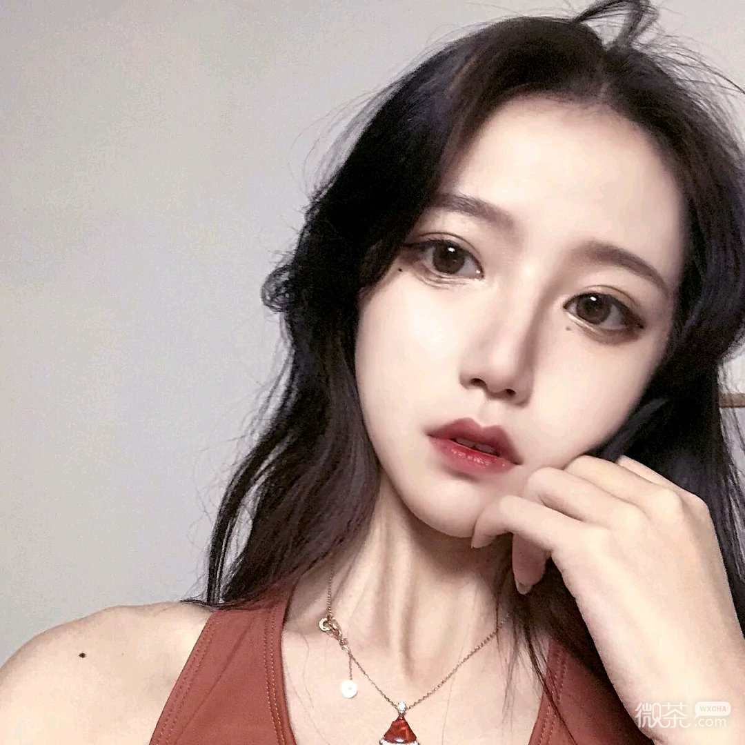 微信时尚清新文艺迷人女头