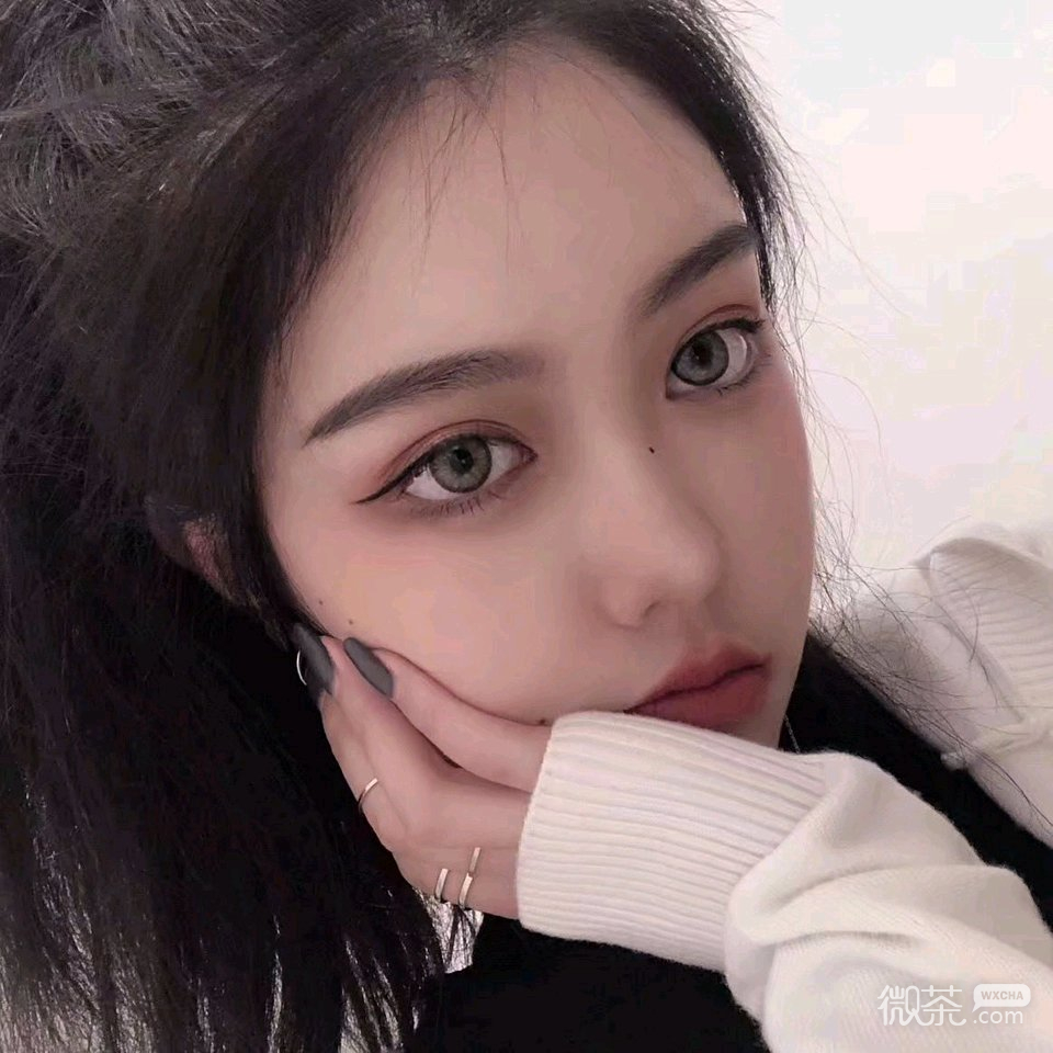 微信时尚清新文艺迷人女头