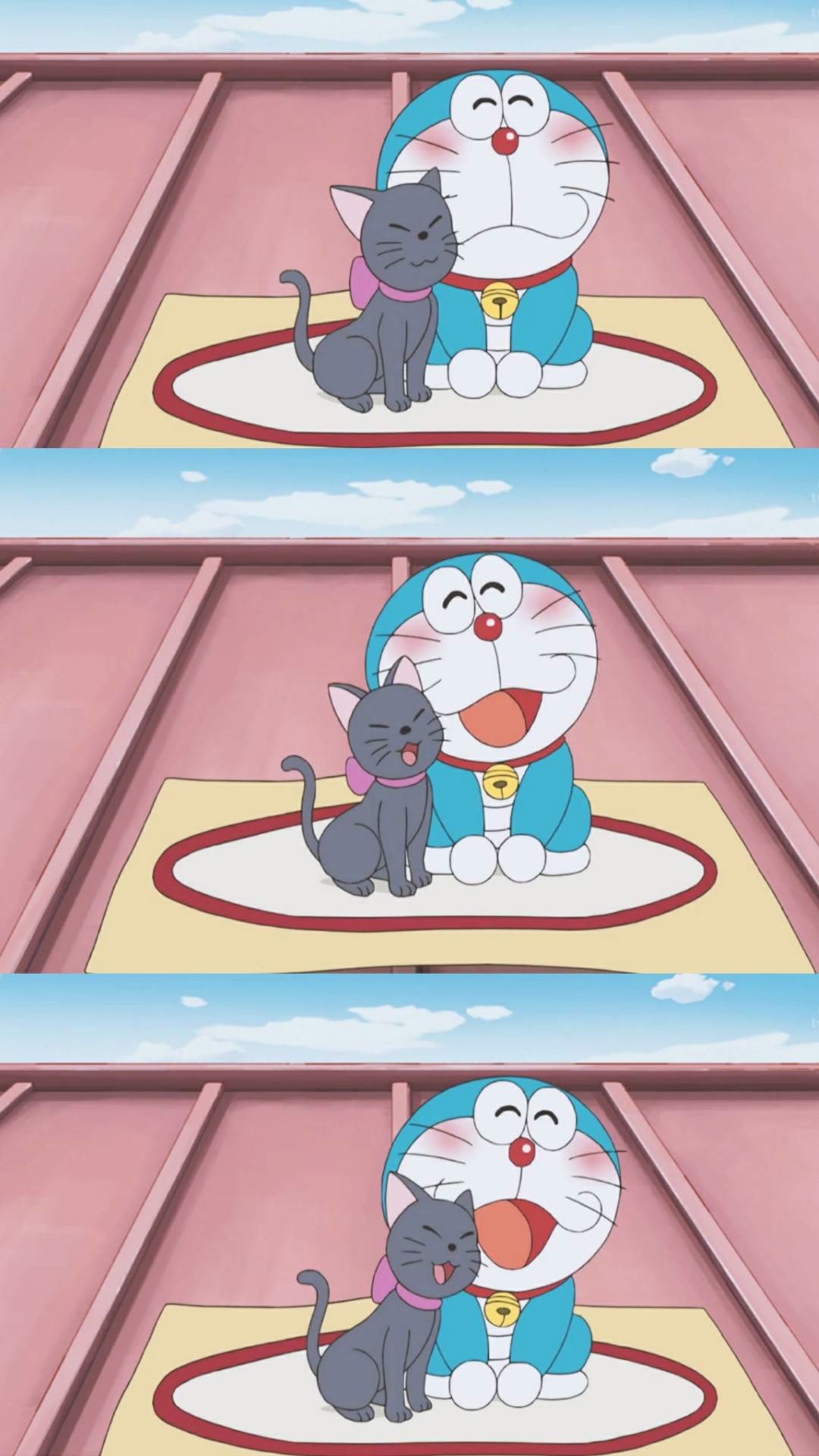 萌系多啦A梦系列微信锁屏图片下载