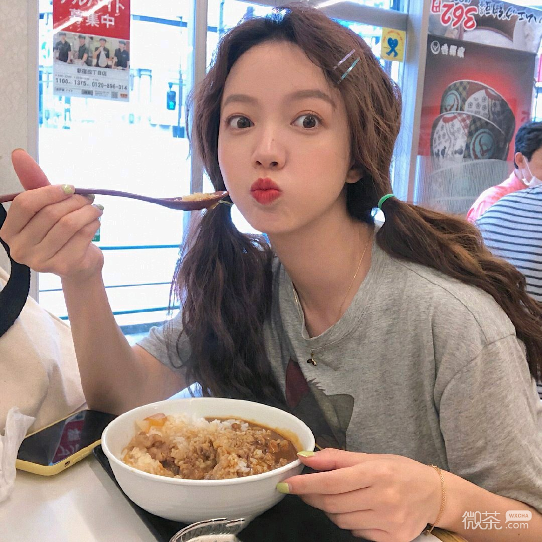 清纯高颜值时尚微信女头