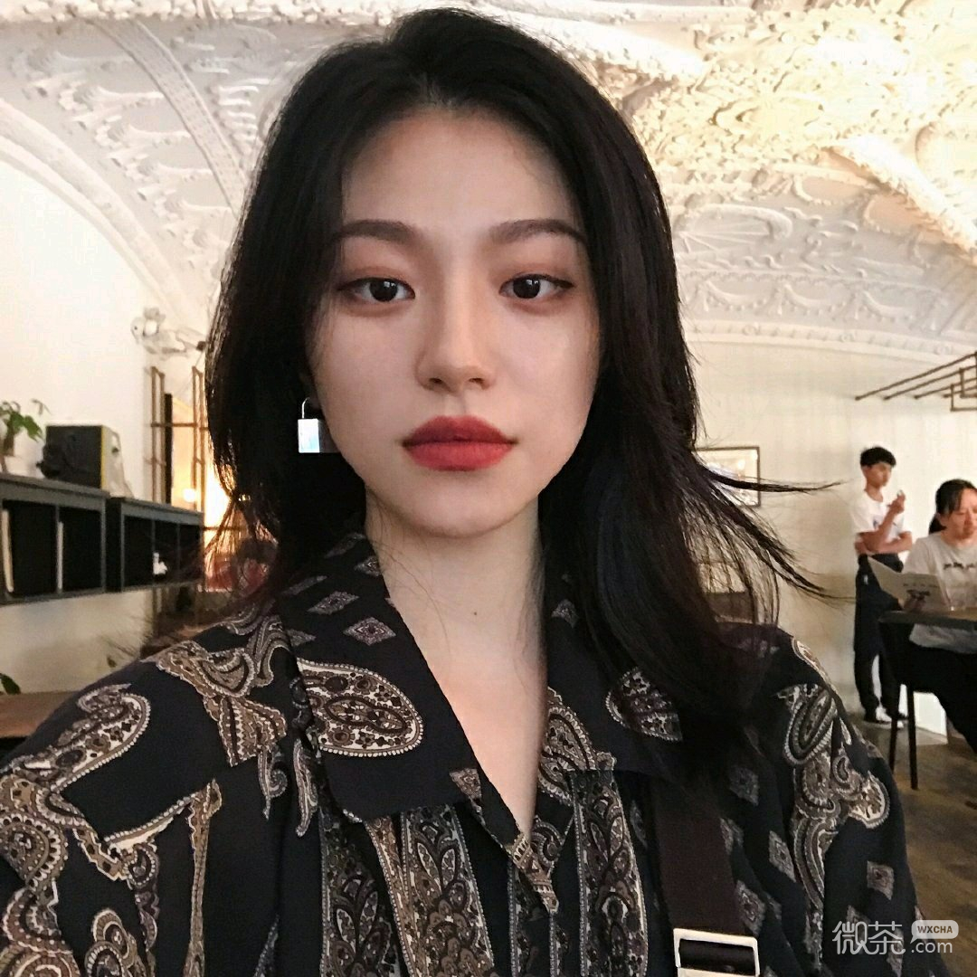 清纯高颜值时尚微信女头