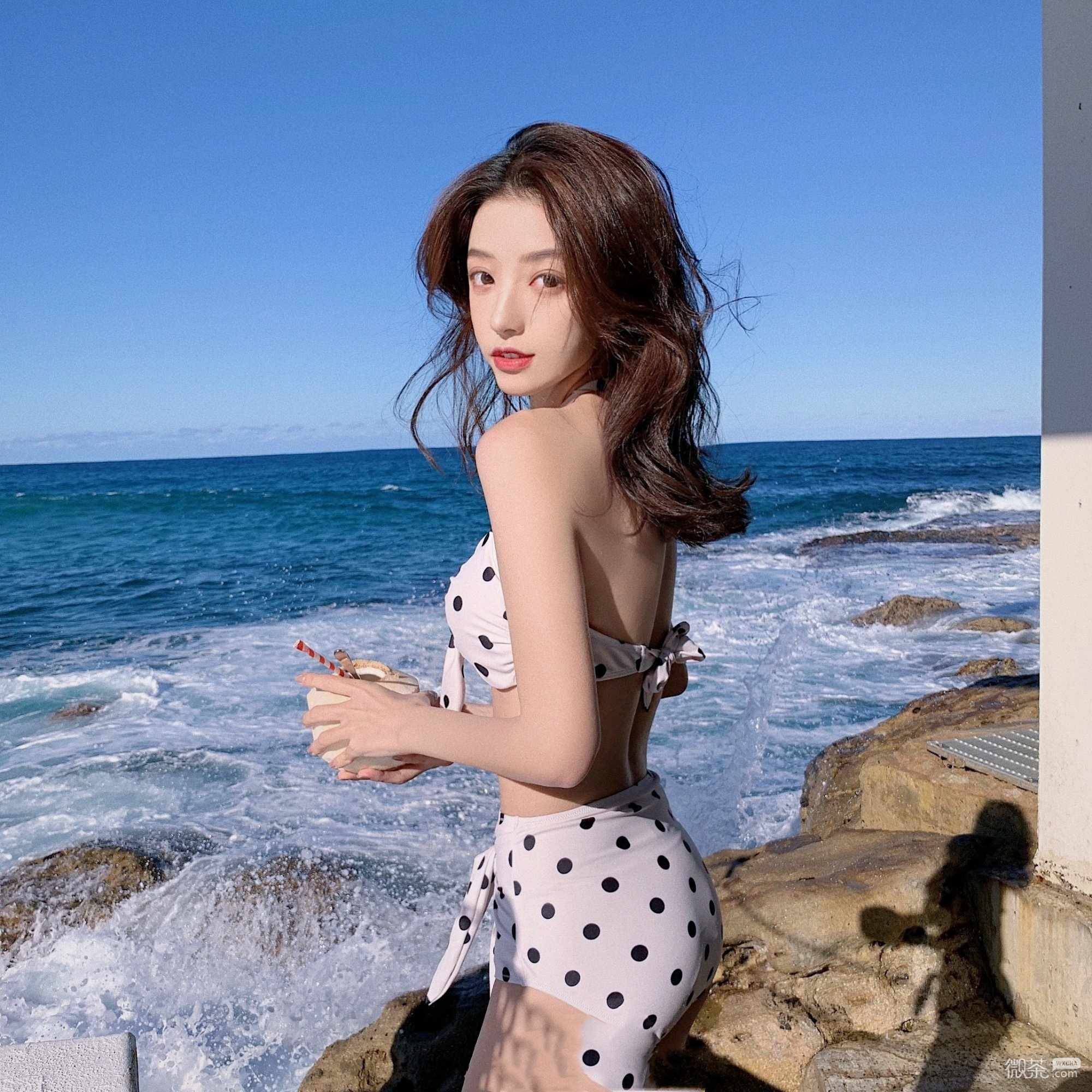 青春佛系时尚微信女头