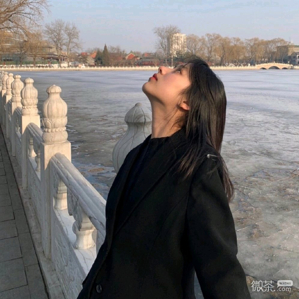 青春佛系时尚微信女头