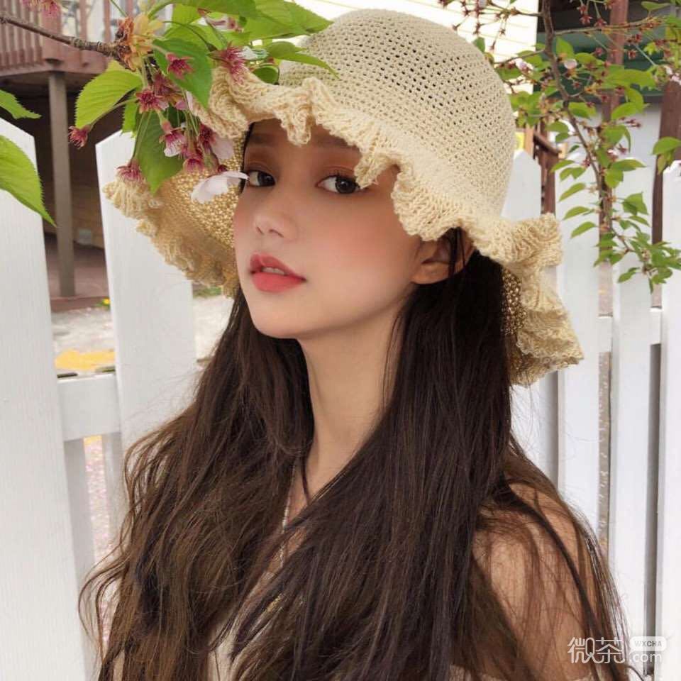 微信可爱文艺迷人女头