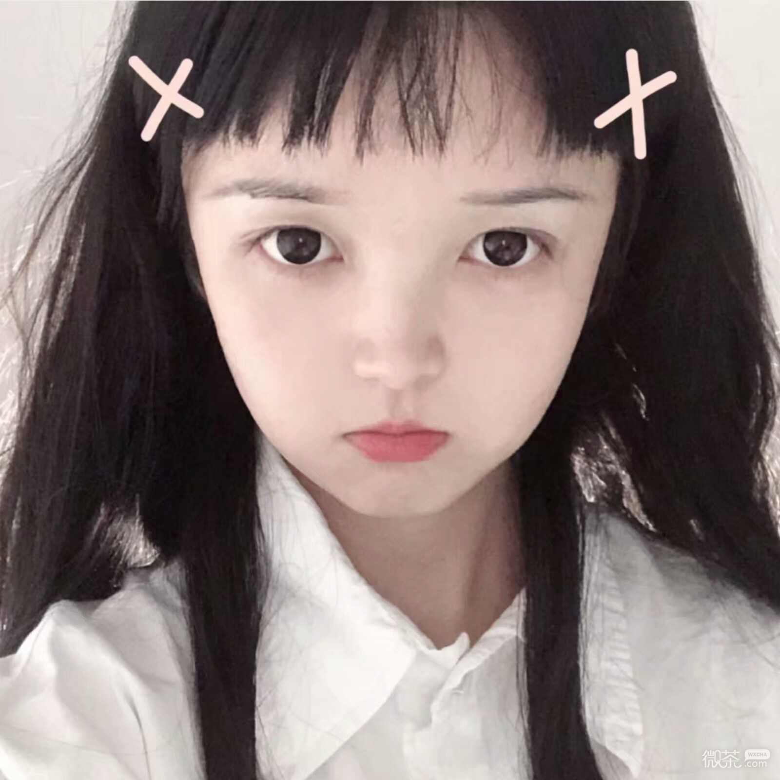微信清纯粉嫩迷人女头