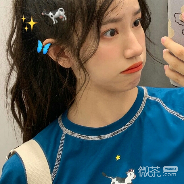 微信清纯粉嫩迷人女头