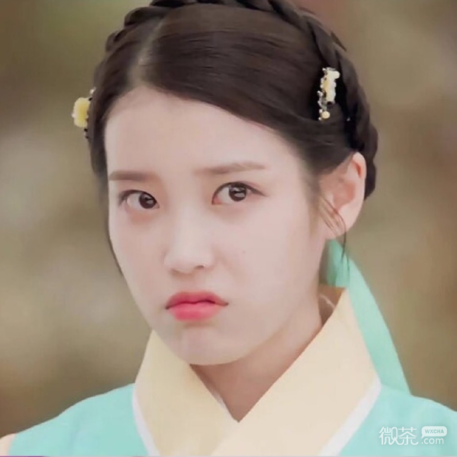 微信时尚青春粉嫩迷人女头