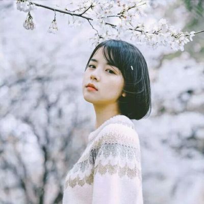 唯美小清新JK美女系列微信头像下载